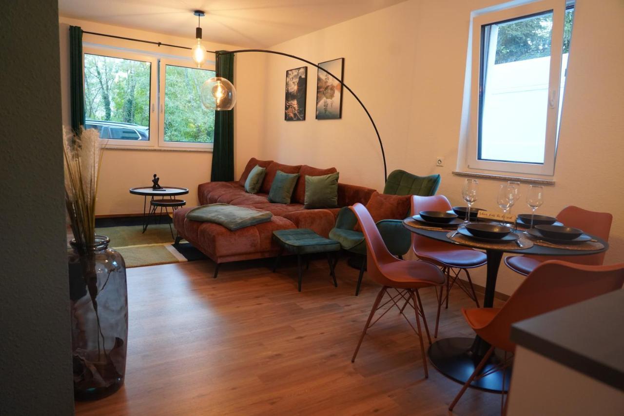 Design-Apartment I Direkt Im Zentrum I Boxspring I Nespresso I Terrasse Mit Garten I Parkplatz Bad Krozingen Eksteriør bilde