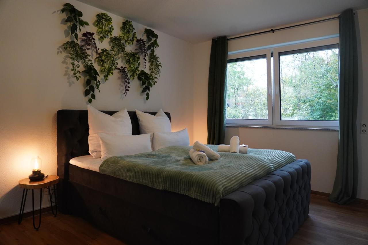 Design-Apartment I Direkt Im Zentrum I Boxspring I Nespresso I Terrasse Mit Garten I Parkplatz Bad Krozingen Eksteriør bilde